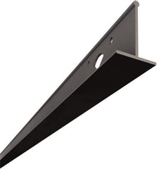 HG-Grid - 8' Long x 61/64" Wide x 1.94" Thick, Vinyl Ceiling Grid - ASTM E-84 Specification, Black - Makers Industrial Supply