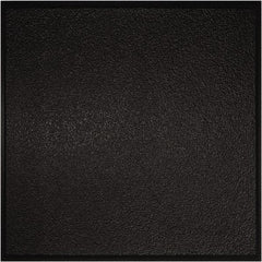 Genesis - 23-3/4" Long x 23-3/4" Wide x 0.11" Thick, Vinyl Ceiling Tile - ASTM E-84 Specification, Black - Makers Industrial Supply