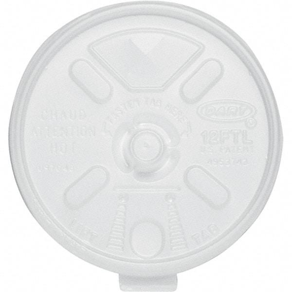 DART - Liftn'Lock Lids, 10-14 oz Cups - Translucent - Makers Industrial Supply