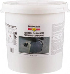 Rust-Oleum - 55 Lb Pail Concrete Patch - Gray, 46 Cu Ft/55 Lb Kit Coverage, Fiber Reinforced Portland Cement - Makers Industrial Supply