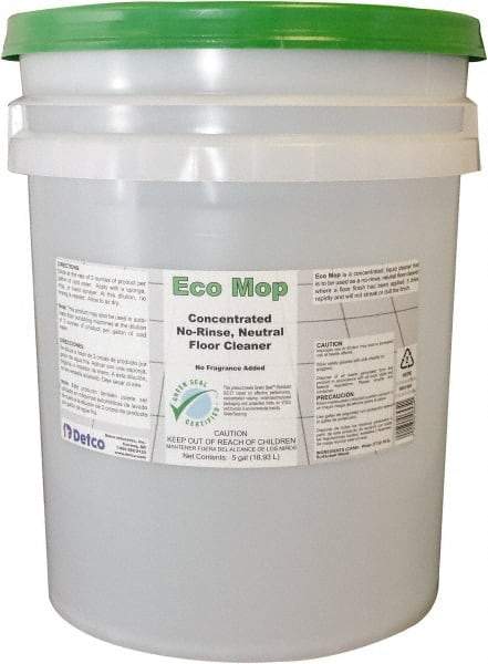 Detco - 5 Gal Pail Cleaner - Use on Resilient Flooring - Makers Industrial Supply