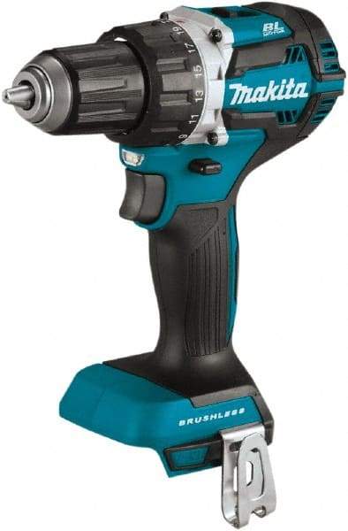 Makita - 18 Volt 1/2" Chuck Pistol Grip Handle Cordless Drill - 0-2000 RPM, Reversible, Lithium-Ion Batteries Not Included - Makers Industrial Supply