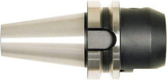 Bilz - BT30 5/8" Shank Diam Taper Shank 5/8" Hole End Mill Holder/Adapter - 1-1/2" Nose Diam, 2.36" Projection, M12 Drawbar, Through-Spindle, Through-Bore & DIN Flange Coolant - Exact Industrial Supply