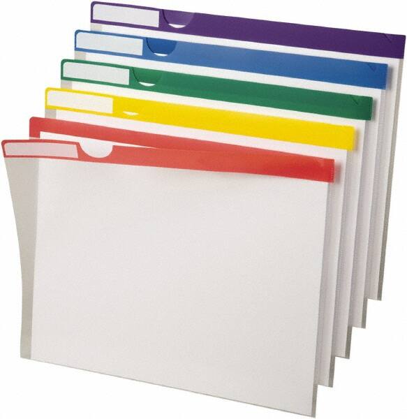 Pendaflex - 8-1/2 x 11", Letter Size, Assorted Colors, Index Folder - Makers Industrial Supply