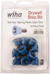 Wiha - #2 Phillips Screwdriver Bit - 1/4" Hex Drive, 1" OAL - Makers Industrial Supply