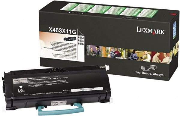 Lexmark - Black Toner Cartridge - Use with Lexmark X463de, X464de, X466de, X466dte, X466dwe - Makers Industrial Supply