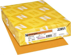 Neenah Paper - 8-1/2" x 11" Cosmic Orange Colored Copy Paper - Use with Laser Printers, Copiers, Inkjet Printers - Makers Industrial Supply