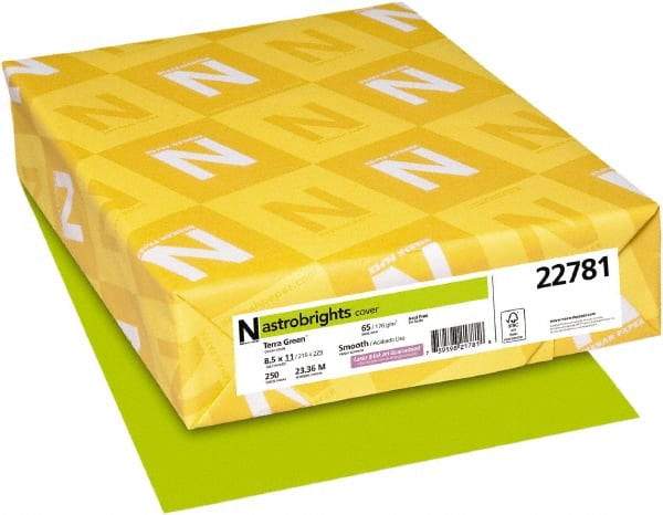 Neenah Paper - 8-1/2" x 14" Terra Green Colored Copy Paper - Use with Laser Printers, Copiers, Inkjet Printers - Makers Industrial Supply