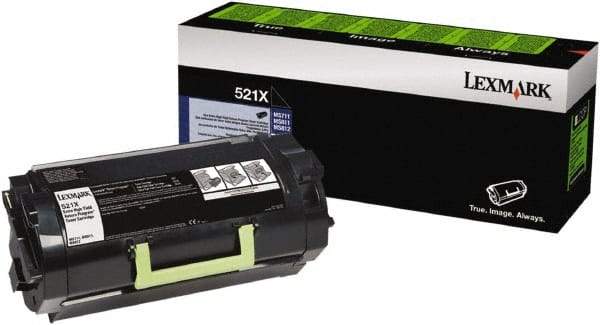 Lexmark - Black Toner Cartridge - Use with Lexmark MS711, MS811, MS812 - Makers Industrial Supply