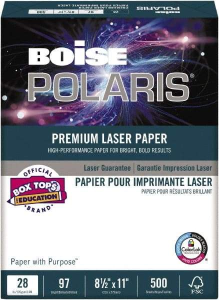 Boise - 8-1/2" x 11" White Copy Paper - Use with Copiers, Laser Printers - Makers Industrial Supply