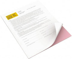 Xerox - 8-1/2" x 11" Pink & White Digital Carbonless Paper - Use with Laser Copiers, Laser Printers - Makers Industrial Supply