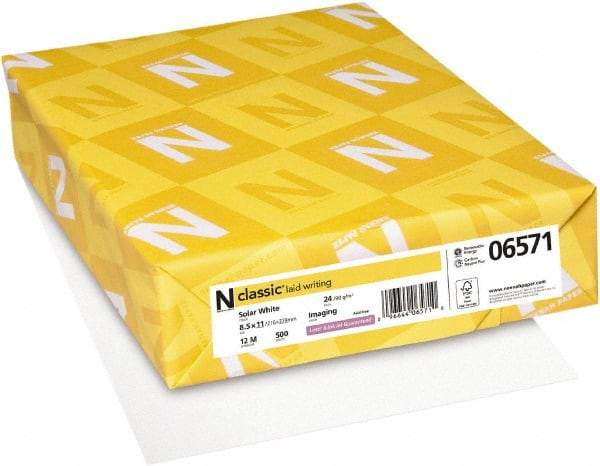 Neenah Paper - 8-1/2" x 11" Solar White Copy Paper - Use with Laser Printers, Copiers, Inkjet Printers - Makers Industrial Supply