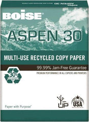 Boise - 8-1/2" x 11" White Copy Paper - Use with Laser Printers, High-Speed Copiers, Plain Paper Fax Machines - Makers Industrial Supply