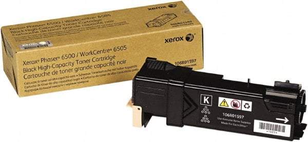 Xerox - Black Toner Cartridge - Use with Xerox Phaser 6500, WorkCentre 6505 - Makers Industrial Supply