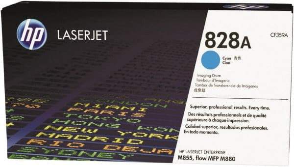 Hewlett-Packard - Cyan Imaging Drum - Use with HP Color LaserJet Enterprise M855, M880 - Makers Industrial Supply