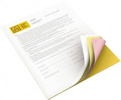 Xerox - 8-1/2" x 11" Canary, Goldenrod, Pink & White Carbonless Paper - Use with Xerox Colorpress 100, 800, XC550, 560, 700, 700i, 770, DocuColor 5000, 7000, 8000, Nuvera Family - Makers Industrial Supply