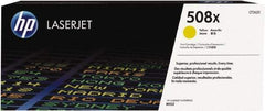 Hewlett-Packard - Yellow Toner Cartridge - Use with HP Color LaserJet M553 - Makers Industrial Supply