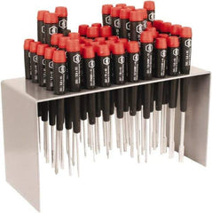 Wiha - 50 Piece Hex, Nut Driver, Pentalobe, Phillips, Slotted & Torx Screwdriver Set - Bit Sizes: Philips #000 to #1, Comes in Metal - Makers Industrial Supply