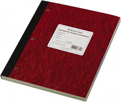 National Brand - 200 Sheet, 9-1/4 x 11", Quadrille Lab Notebook - Brown - Makers Industrial Supply