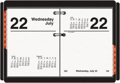 AT-A-GLANCE - 183 Sheet, 3 x 3-3/4", Desk Calendar Refill - White - Makers Industrial Supply