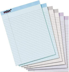 TOPS - 50 Sheet, 8-1/2 x 11-3/4", Legal Pad - Assorted Pastels - Makers Industrial Supply