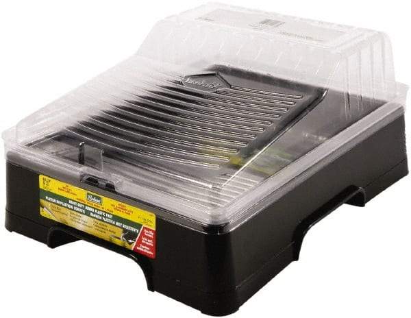 Richard - 9-1/2" Roller Compatible Paint Tray - 1 Gal Capacity, 9-1/2" Wide, Plastic - Makers Industrial Supply