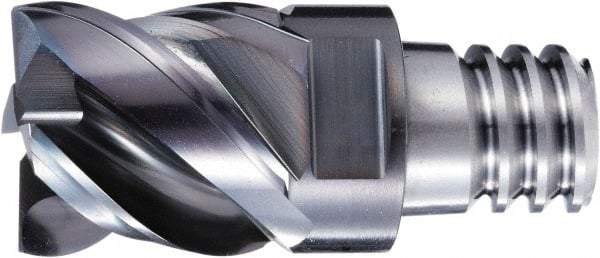 OSG - PXVC Grade XP3225 Carbide Chamfer Milling Tip Insert - Cr Finish, 4 Flutes, 12mm Cutting Diam, 12mm Depth of Cut, 45/48° Helix - Makers Industrial Supply