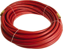 Continental ContiTech - 1/4" ID x 0.45" OD 15' Long Multipurpose Air Hose - MNPT x FNPT Ends, 300 Working psi, -10 to 158°F, 1/4" Fitting, Red - Makers Industrial Supply