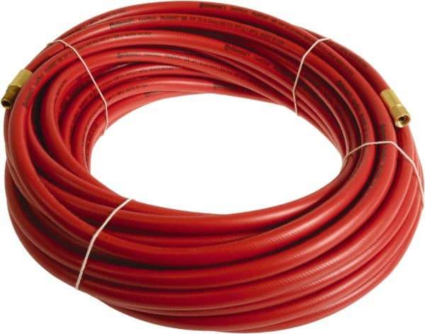 Continental ContiTech - 1/2" ID x 0.78" OD 75' Long Multipurpose Air Hose - MNPT x FNPT Ends, 300 Working psi, -10 to 158°F, 1/2" Fitting, Red - Makers Industrial Supply