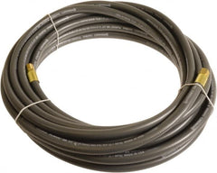 Continental ContiTech - 1/4" ID x 0.45" OD 15' Long Multipurpose Air Hose - MNPT x FNPT Ends, 300 Working psi, -10 to 158°F, 1/4" Fitting, Gray - Makers Industrial Supply