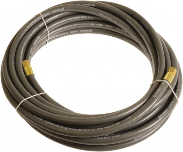 Continental ContiTech - 1/2" ID x 0.78" OD 20' Long Multipurpose Air Hose - FNPT x FNPT Ends, 300 Working psi, -10 to 158°F, 1/2" Fitting, Gray - Makers Industrial Supply