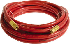 Continental ContiTech - 1/4" ID x 0.45" OD 15' Long Multipurpose Air Hose - FNPT x FNPT Ends, 300 Working psi, -10 to 158°F, 1/4" Fitting, Red - Makers Industrial Supply