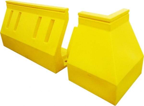 UltraTech - 2-1/2' Long x 2-1/2' Wide x 36" High, Spill Containment Wall - Compatible with Berm - Makers Industrial Supply