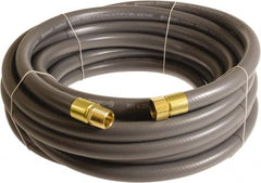 Continental ContiTech - 3/4" ID x 1.11" OD 75' Long Multipurpose Air Hose - MNPT x FNPT Ends, 250 Working psi, -10 to 158°F, 3/4" Fitting, Gray - Makers Industrial Supply