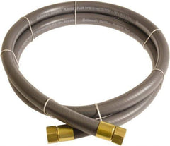 Continental ContiTech - 3/4" ID x 1.11" OD 3' Long Multipurpose Air Hose - FNPT x FNPT Ends, 250 Working psi, -10 to 158°F, 3/4" Fitting, Gray - Makers Industrial Supply