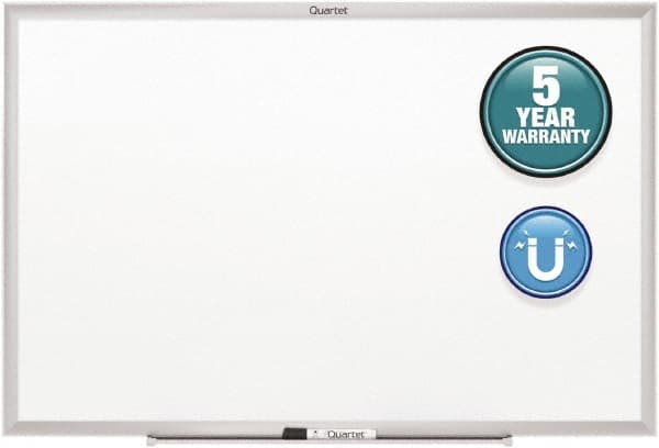 Quartet - 36" High x 48" Wide Magnetic Dry Erase Board - Steel, Includes Dry-Erase Marker & Mounting Kit - Makers Industrial Supply