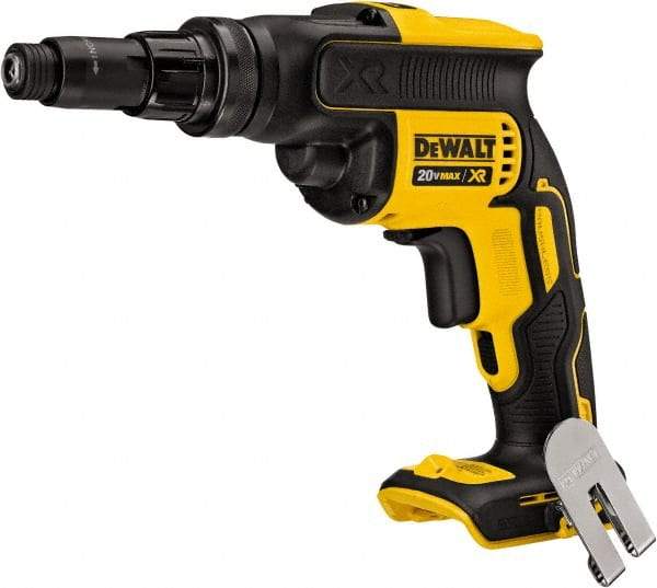 DeWALT - 20 Volt Lithium-Ion Battery Pistol Grip Cordless Screwdriver - 2,000 RPM - Makers Industrial Supply