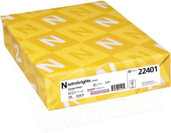 Neenah Paper - 8-1/2" x 11" Stardust White Copy Paper - Use with Inkjet Printers, Laser Printers, Copiers - Makers Industrial Supply