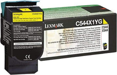 Lexmark - Yellow Toner Cartridge - Use with Lexmark C544dn, C544dtn, C544dw, C544n, X544dn, X544dtn, X544dw, X544n - Makers Industrial Supply