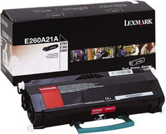 Lexmark - Black Toner Cartridge - Use with Lexmark E260, E360, E460 - Makers Industrial Supply