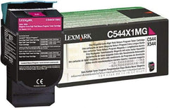 Lexmark - Magenta Toner Cartridge - Use with Lexmark C544dn, C544dtn, C544dw, C544n, X544dn, X544dtn, X544dw, X544n - Makers Industrial Supply