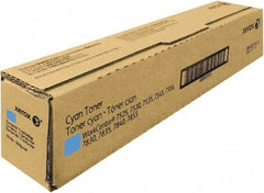 Xerox - Cyan Toner Cartridge - Use with Xerox WorkCentre 7525, 7535, 7530, 7545, 7556 - Makers Industrial Supply