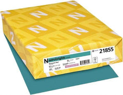 Neenah Paper - 8-1/2" x 11" Terrestrial Teal Colored Copy Paper - Use with Inkjet Printers, Laser Printers, Copiers - Makers Industrial Supply