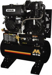 MI-T-M - Stationary Gas Air Compressors Horsepower: 9.0 Cubic Feet per Minute: 29.00 - Makers Industrial Supply