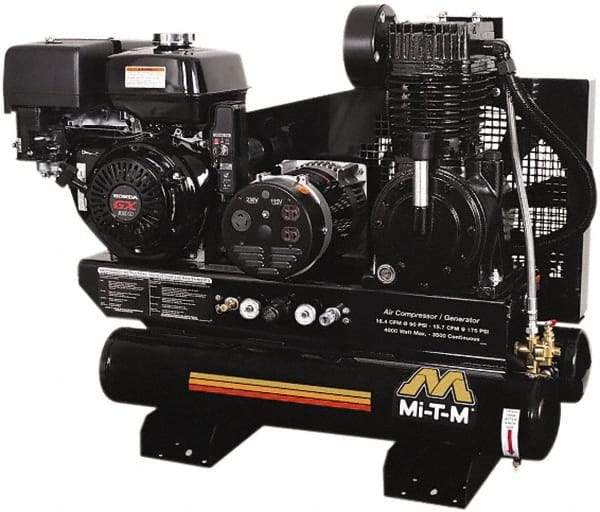 MI-T-M - Stationary Gas Air Compressors Horsepower: 13 Cubic Feet per Minute: 15.70 - Makers Industrial Supply