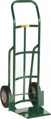 Little Giant - 800 Lb Capacity 47" OAH Hand Truck - 13-1/2 x 16" Base Plate, Continuous Handle, Steel, Solid Rubber Wheels - Makers Industrial Supply