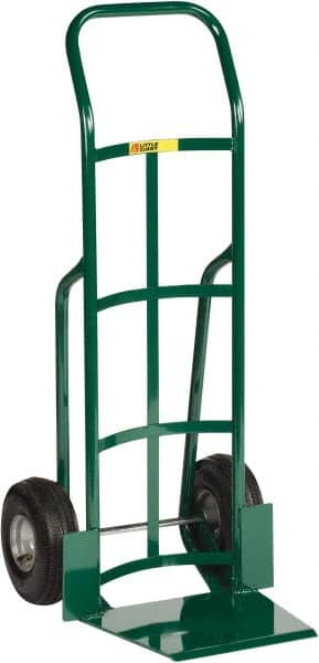 Little Giant - 800 Lb Capacity 47" OAH Hand Truck - 13-1/2 x 16" Base Plate, Continuous Handle, Steel, Pneumatic Wheels - Makers Industrial Supply