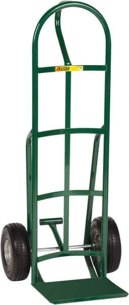 Little Giant - 800 Lb Capacity 49" OAH Hand Truck - 12 x 14" Base Plate, Loop Handle, Steel, Flat-Free Microcellular Foam Wheels - Makers Industrial Supply