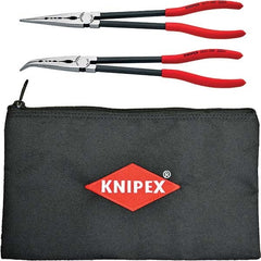 Plier Set: 2 Pc, Long Nose Pliers Comes in Box, Plastic Handle