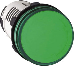 Schneider Electric - 230 V Green Lens LED Pilot Light - Makers Industrial Supply